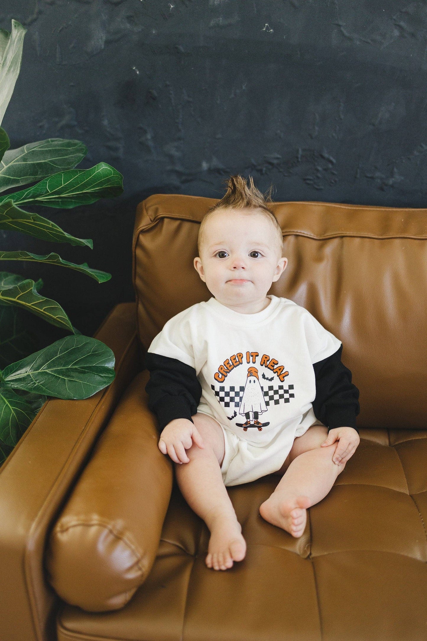 Creep It Real | Sweatshirt Romper