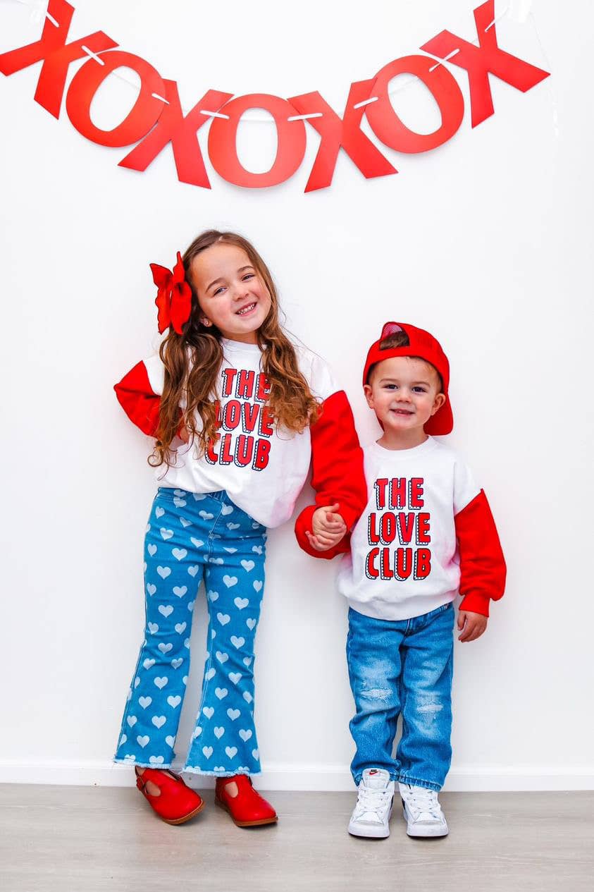 The Love Club | Girls & Boys Valentine's Day Sweatshirt