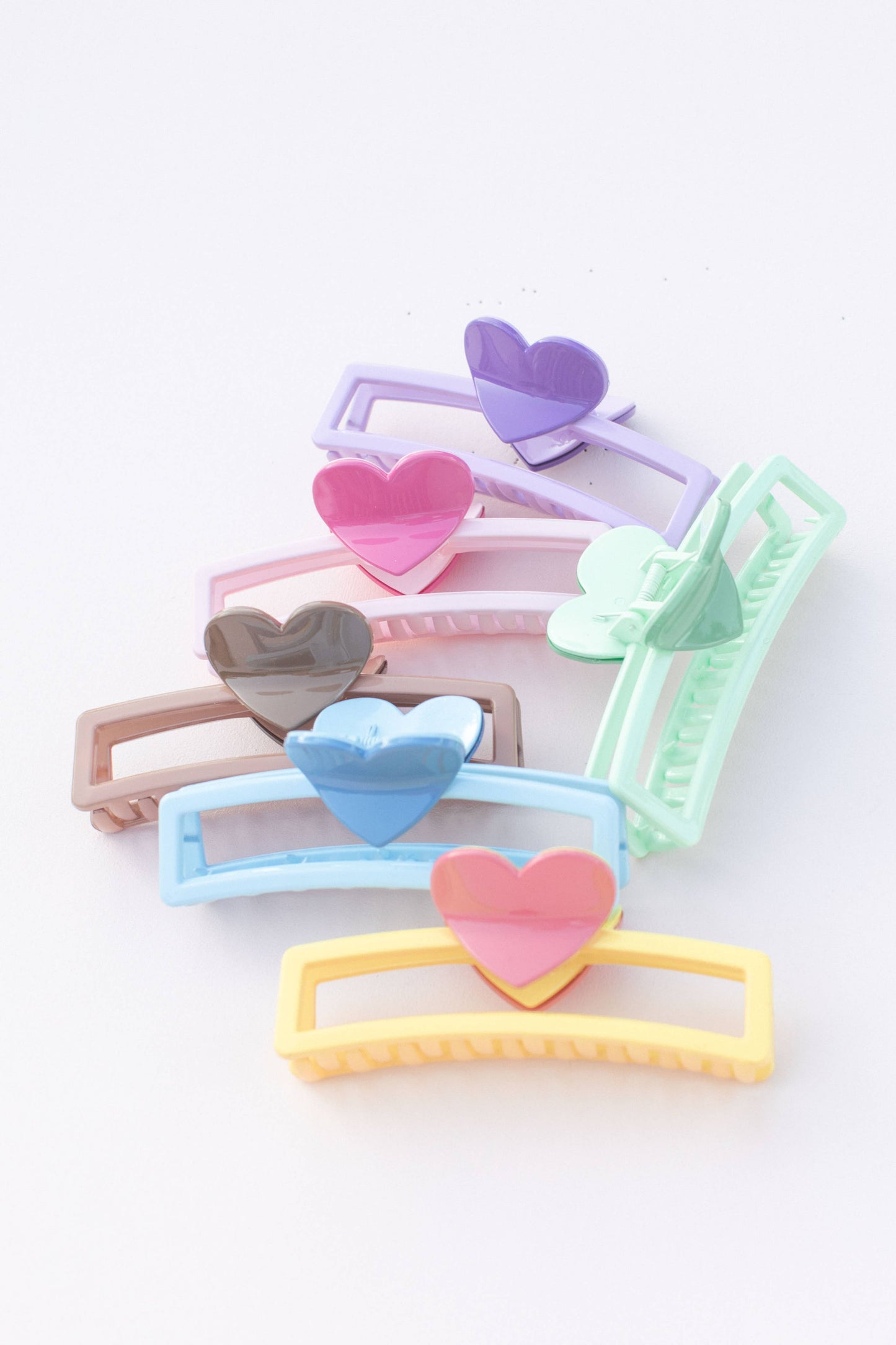 Valentine's Jumbo Size Heart Claw Clip