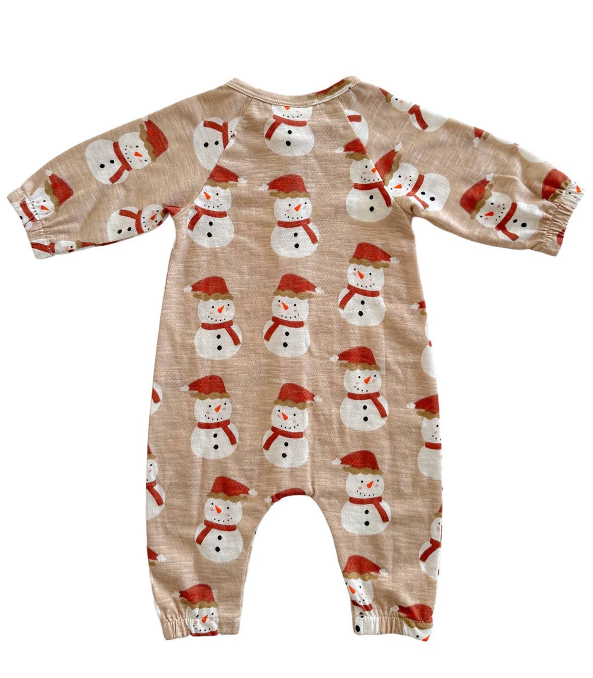 Snowman | Organic Long Sleeve Bay Jumpsuit