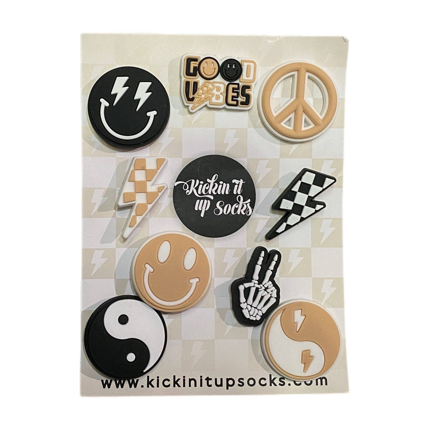 Good Vibes Croc Charms