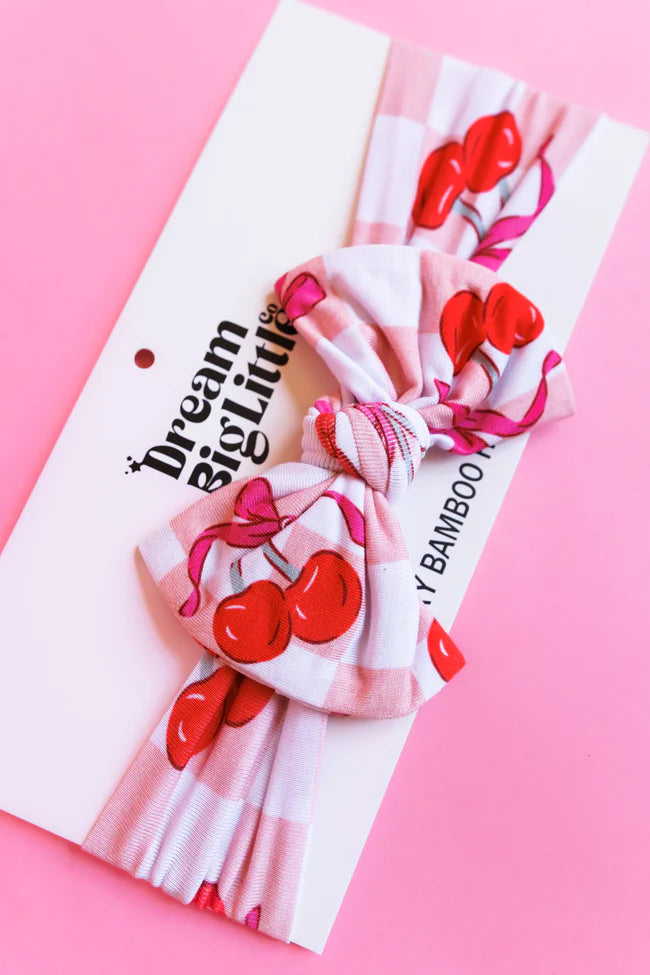 Cherry Sweet Checkers Dream Bow