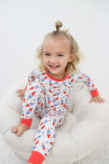 Little Miss Fire Cracker Bamboo Pajamas