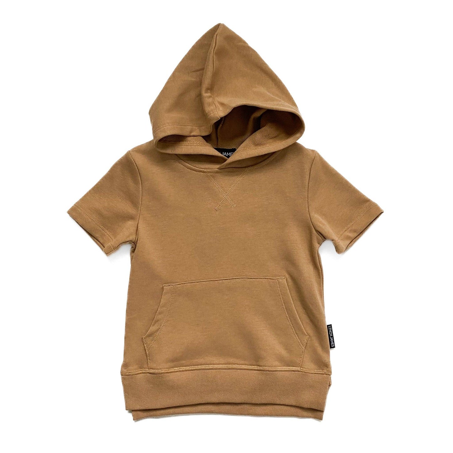Hooded T-shirt | Camel