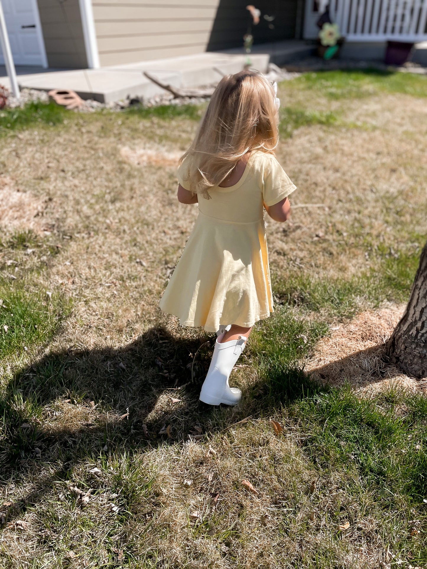 Twirl Dress | Sunshine Yellow