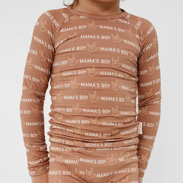 Mama's Boy bamboo fold-over zip sleeper