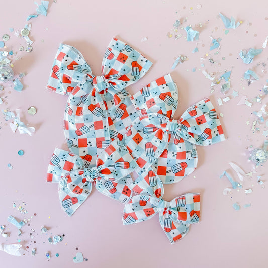 Americana Popsicles Hair Bow