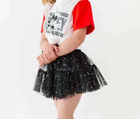 Black Fancy Skort