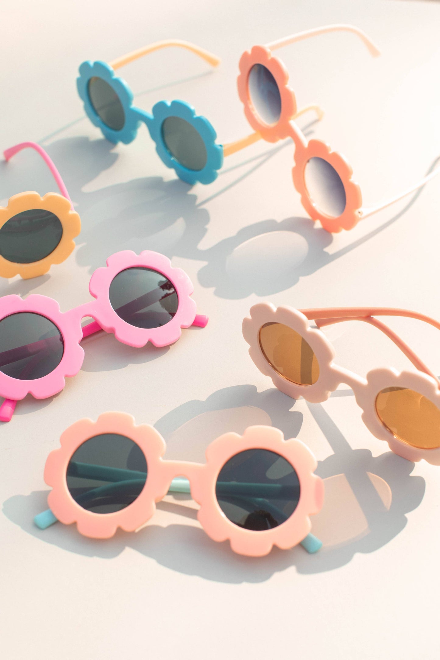 Kids Toddler 2-tone Flower Sunglasses