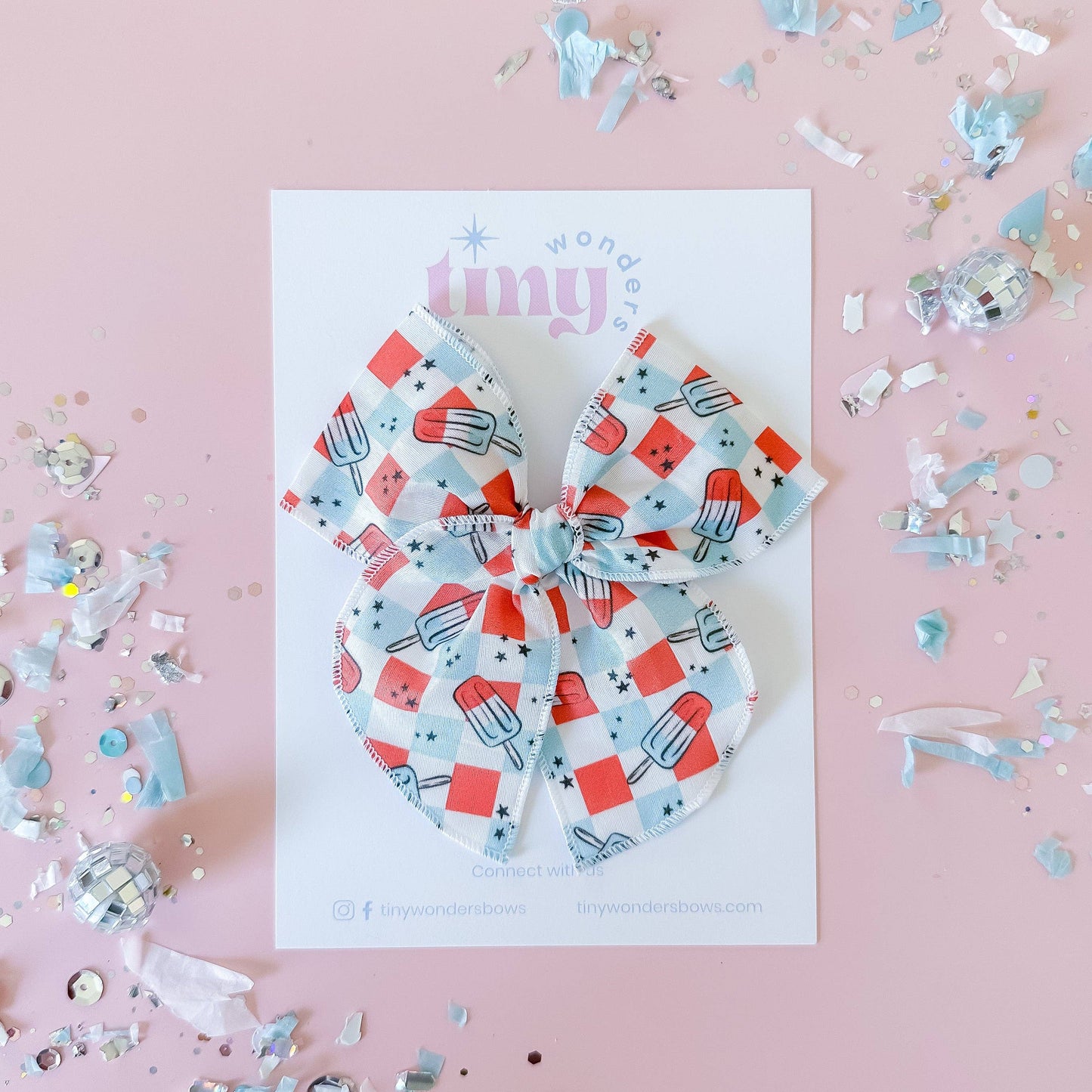 Americana Popsicles Hair Bow