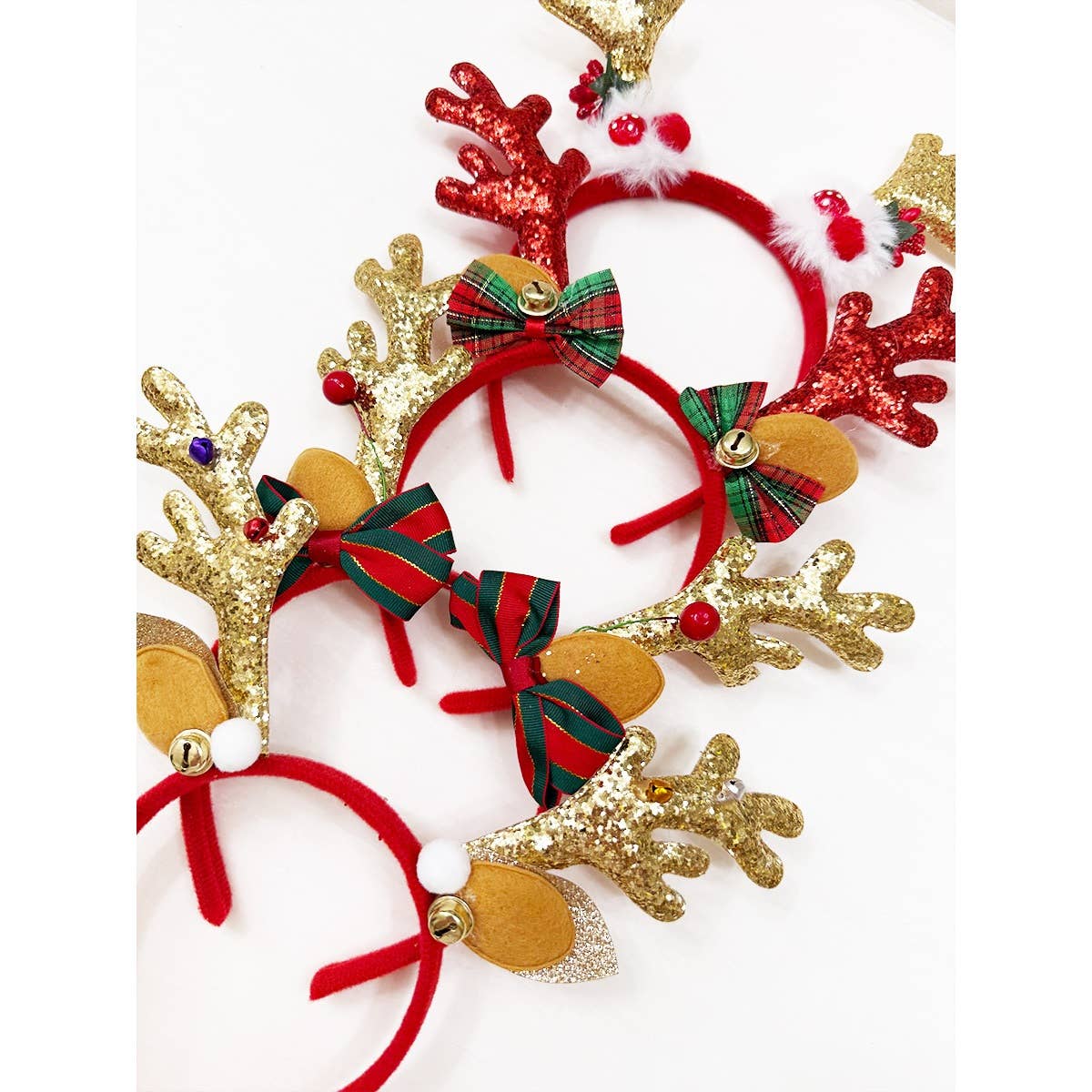 Sparkling Deer Antlers Sequins Headband