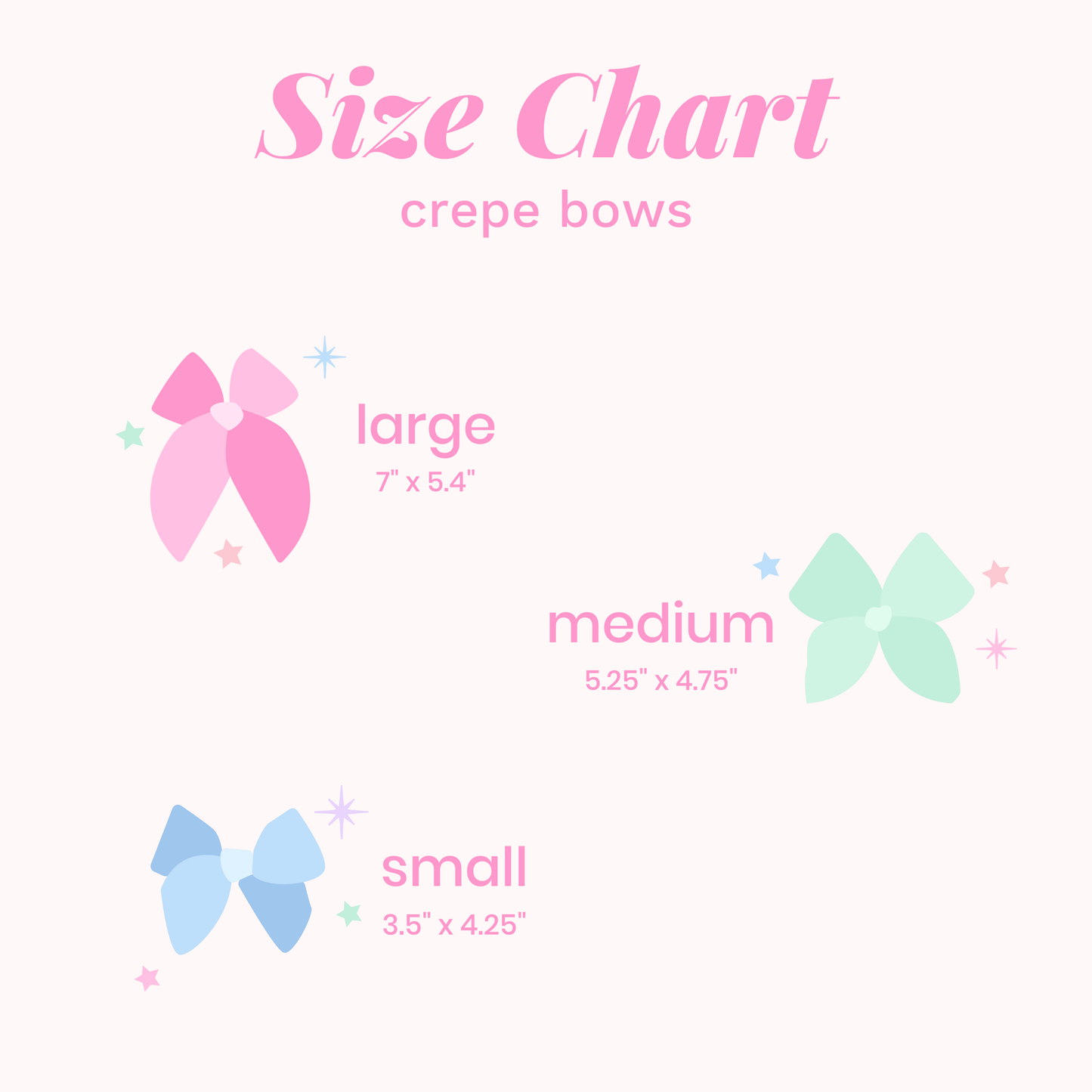 Gingerbread on Pink | Crepe Hair Bow