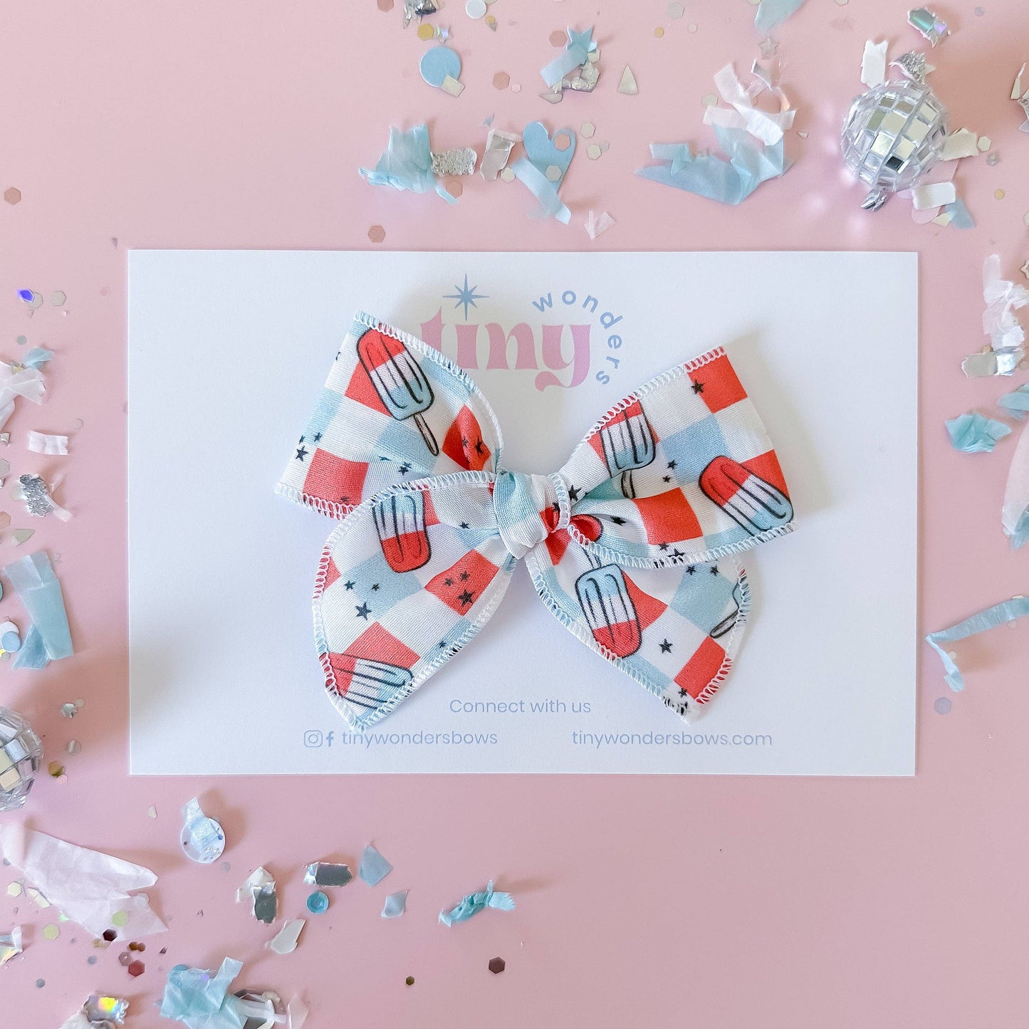 Americana Popsicles Hair Bow