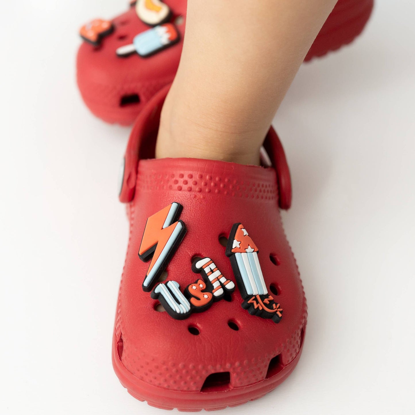 USA Retro Croc Charms
