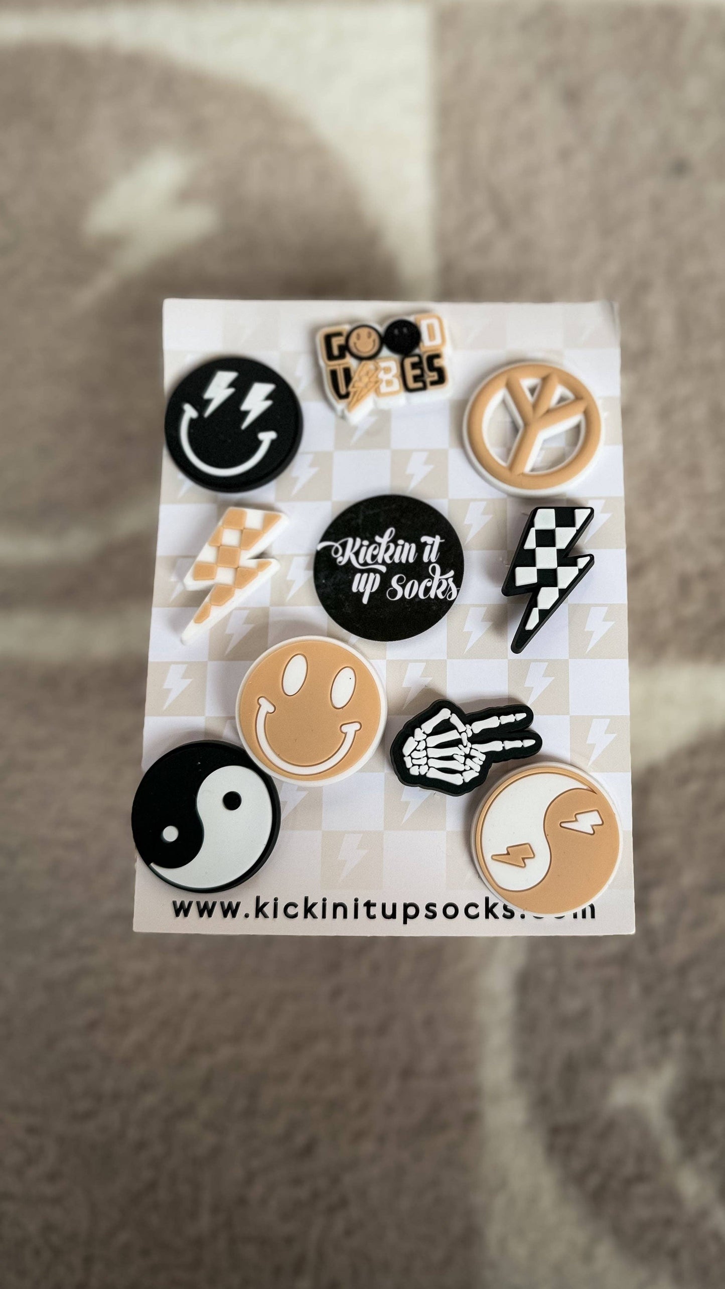 Good Vibes Croc Charms