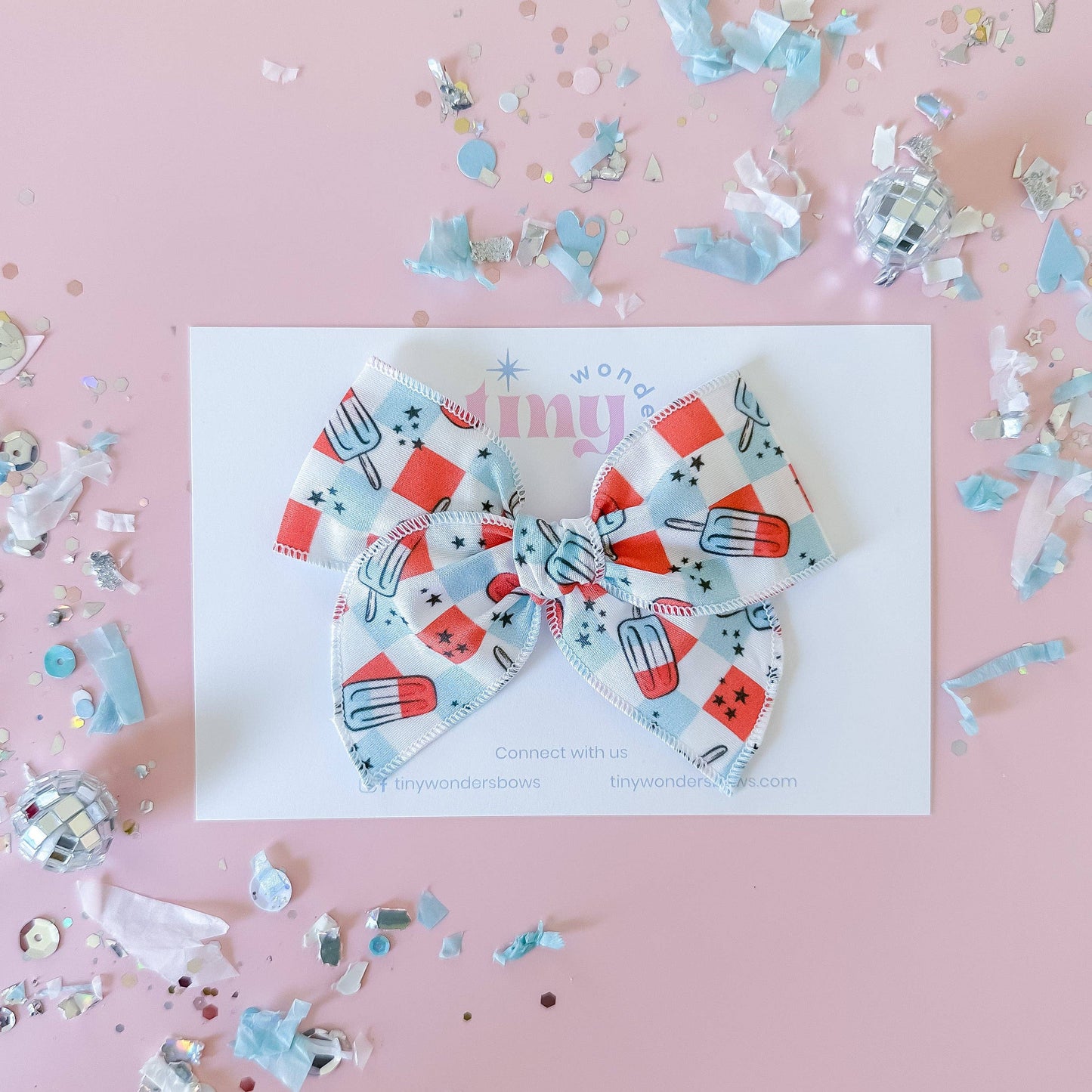 Americana Popsicles Hair Bow