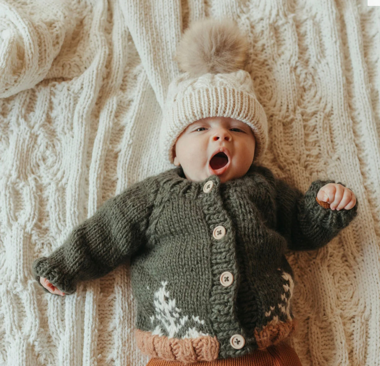 Forest Loden Cardigan Sweater