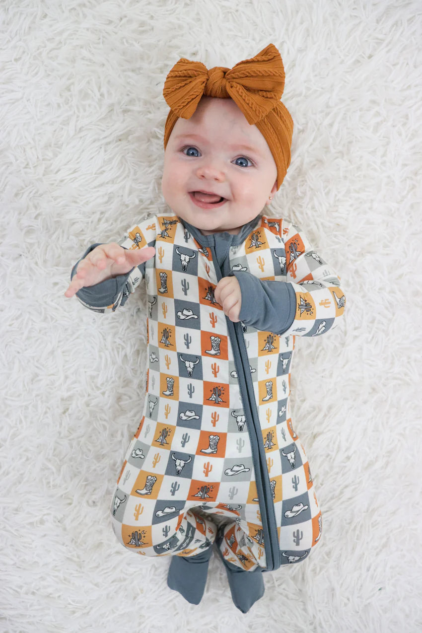 Wild West Checkers Bamboo Pajamas