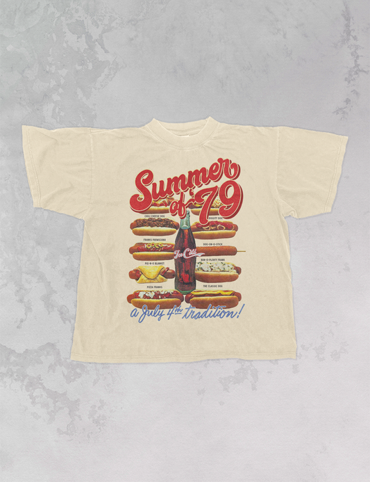 Summer of '79,  4th of July Oversized T-Shirt