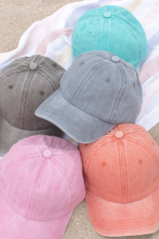 Kids Washed Denim Baseball Hat