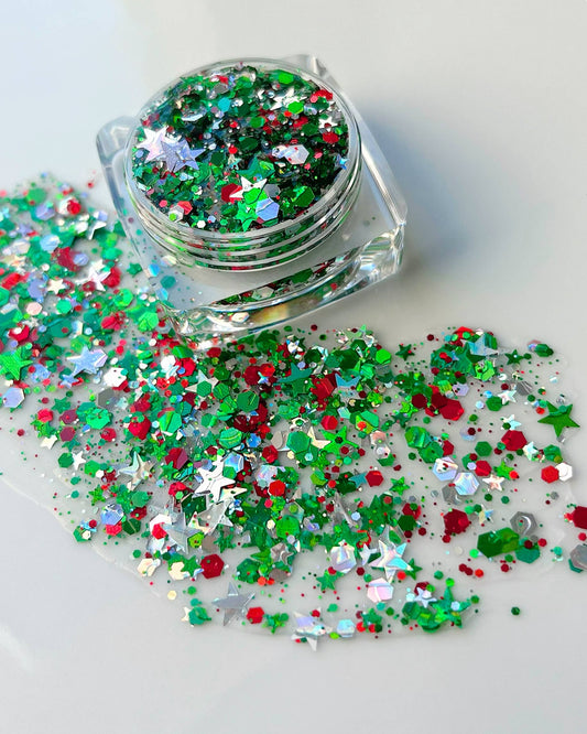 Christmas Spirit Glitter Gel