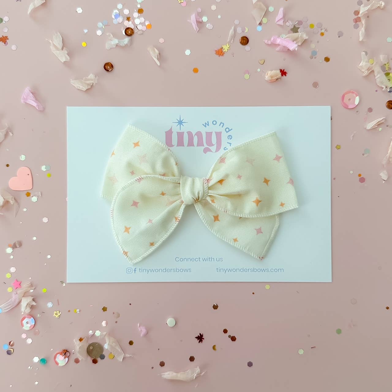 Fall Stars Hair Bow