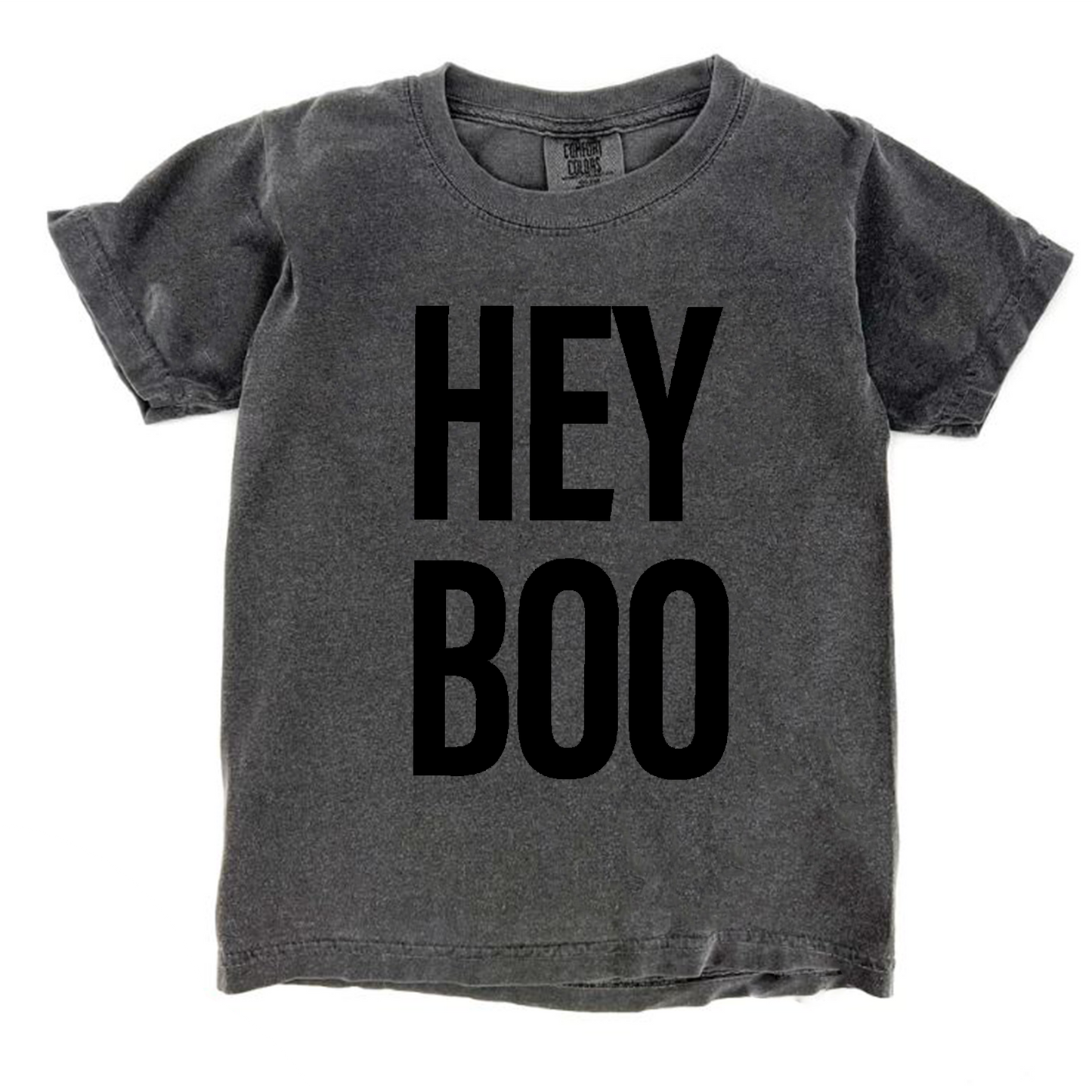 Hey Boo | Kids Halloween Tee
