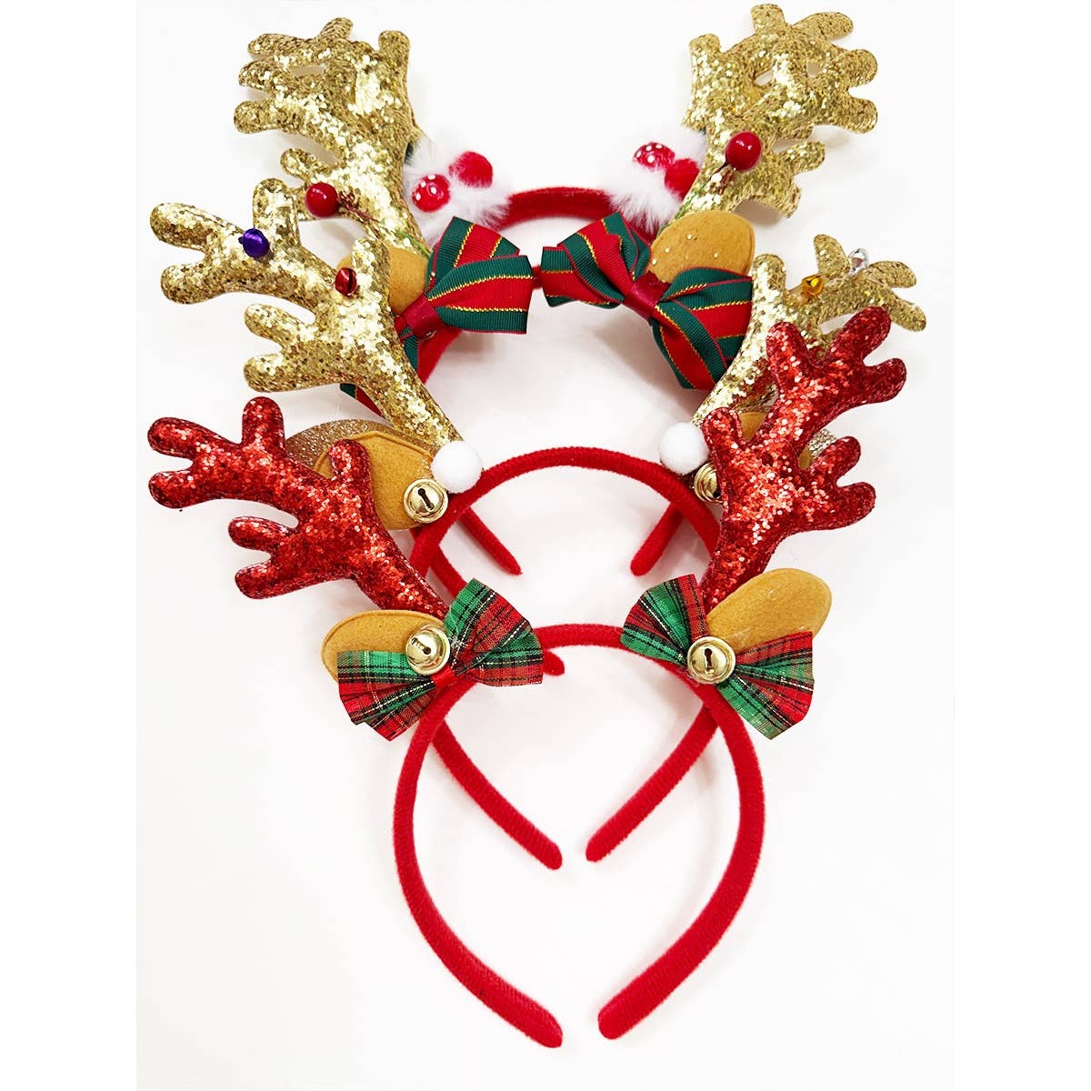 Sparkling Deer Antlers Sequins Headband